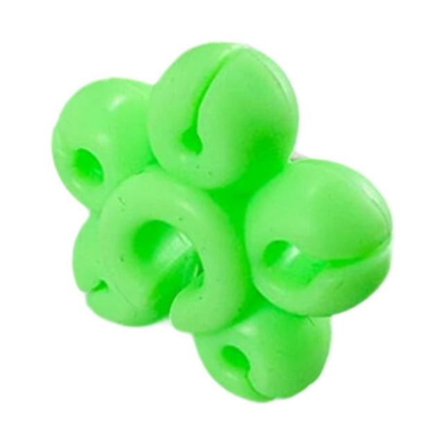 Coda de pesca Bola fija suministros de pesca Reutilizable Proteger de caña de pescar tapón Verde
