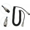 thumbnail image 2 of Stretchable Handy 8-Pin Coiled Balanced Mike Snake Cord, Microphone Cable, For Speaker Systems Stage Lighting, 2 of 8
