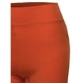 thumbnail image 4 of A2Y Women's Basic Solid Premium Cotton High Rise Bike Shorts Copper M, 4 of 6