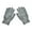 Gray, variant on Fingerless Driving Gloves Pu Leather Outdoor Sport Halloween Half Finger Glove for Men Women Gloves Mittens Black
