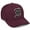 Burgundy, variant on Daxton Premium Mid Profile Hat Semi Curved Visor Charcoal Cap White Black Gothic Embroidered, Letter B