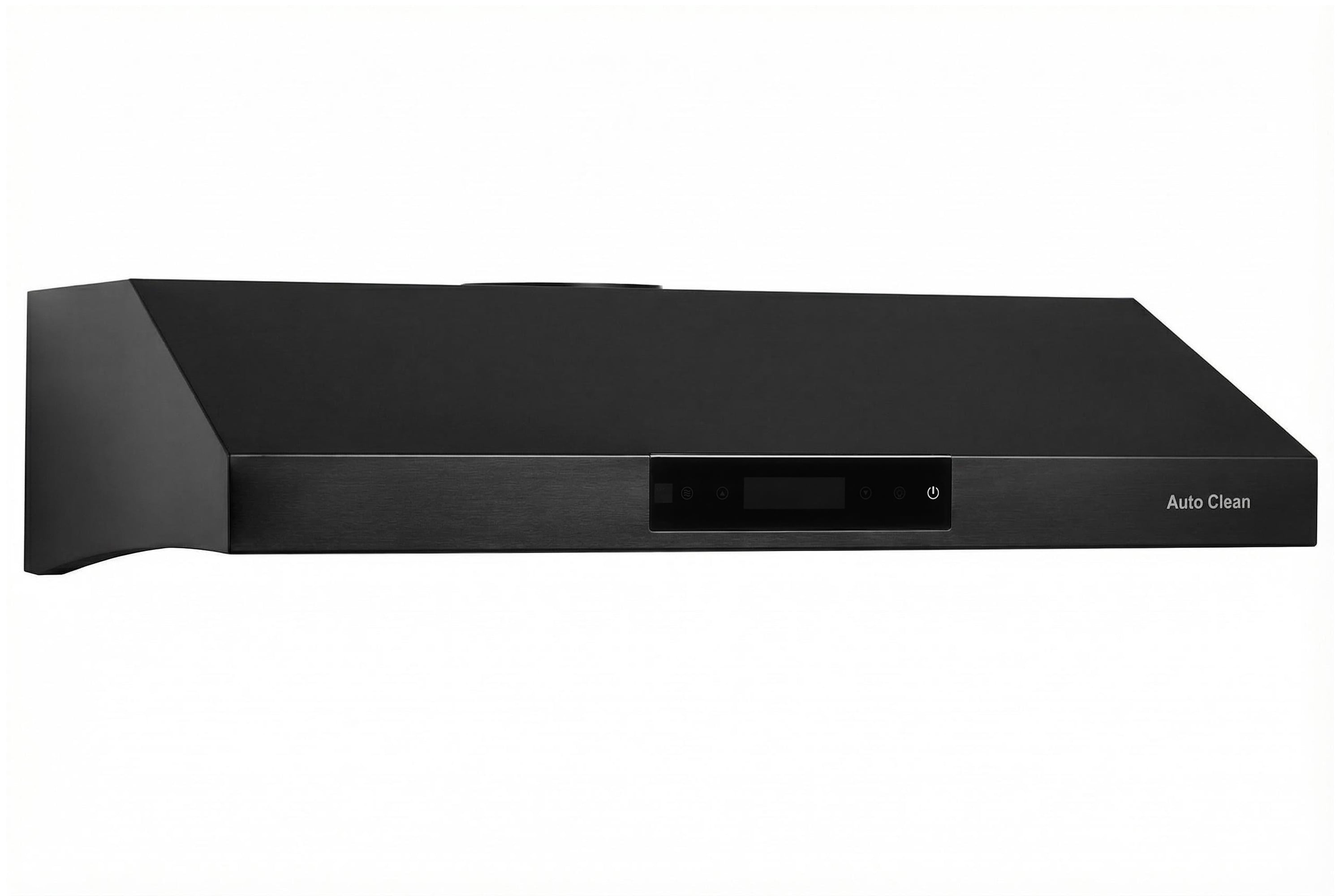 Hauslane UC-PS38 30-in Ducted Black Undercabinet Range Hood with Steam Clean