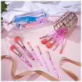 thumbnail image 2 of Pinceaux de Maquillage, Ensemble de Pinceaux Roses avec Manche en Forme de Diamant, Pinceaux Roses pour Maquillage, Ensembles de Pinceaux pour Maquillage, 2 of 2