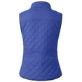 thumbnail image 3 of NE PEOPLE Women’s Quilted Vest – Lightweight Sleeveless Full Zip Up Casual Stand Collar Padding Gilet Jacket with Pockets NEWV40 Royal Blue L, 3 of 7