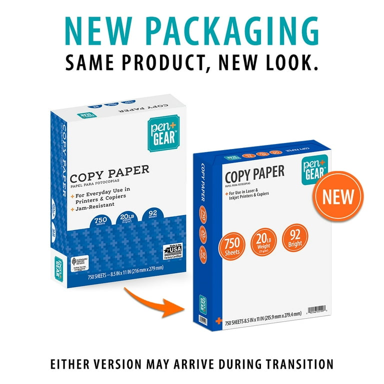 4 pack Pen Gear Copy Paper White 8.5 x 11