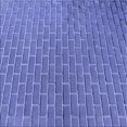 thumbnail image 1 of Ahgly Company Machine Washable Indoor Square Transitional Sky Blue Area Rugs, 6' Square, 1 of 7