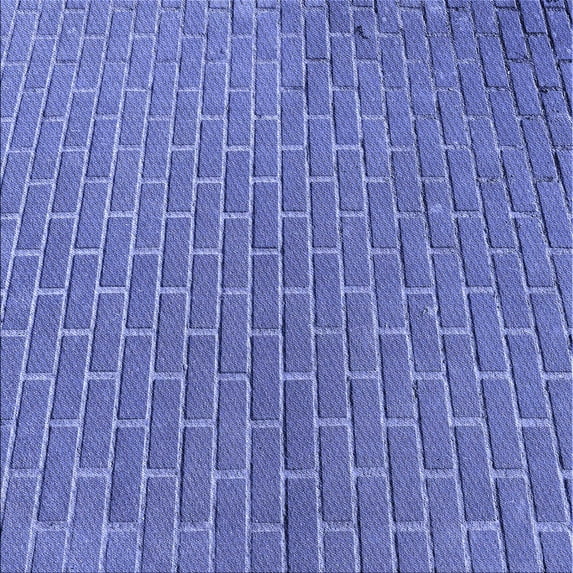 Ahgly Company Indoor Square Patterned Sky Blue Dress Blue Area Rugs, 5' Square