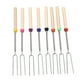 thumbnail image 5 of Palitos De Malvavisco, Palitos Telescópicos Portátiles Para Asar Malvaviscos, Tenedores Para Perros Calientes De aleación De Aluminio Con Bolsa De Lona Para Fogata, 5 of 7
