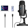 thumbnail image 1 of Boya BY-PM500 Micrófono de Condensador USB con Soporte de Mesa para Streaming, Podcast, YouTube Windows Mac PC y Smartphone USB-C, 1 of 5