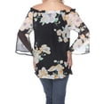 thumbnail image 2 of Women's Off the Shoulder Floral Blouse, 2 of 2