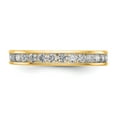 thumbnail image 4 of 14k Yellow Gold Channel Set Diamond Eternity Wedding Band Anniversary Ring Size 4 - 1 Ct., 4 of 5
