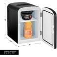 thumbnail image 5 of Chefman Portable 4L Mini Fridge w/ Dry Erase Door, Heating and Cooling - Black, New, 5 of 7