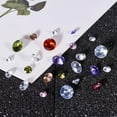 thumbnail image 5 of U8MO 80pc Cubic Zirconia Cabochons Mini Stone Loose Faceted Diamond DIY Craft 2.5~5mm, 5 of 9