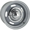 thumbnail image 5 of Universal Fit Chrome Plated ABS Derby Hubcap for Speedway GM Style Rally Wheels - Easy Installation, Quality Caps at an Affordable Price - 9.25" Diameter, 5 of 6