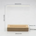 AKUMRi Clearance Desk Decor Figurines Statues Acrylic Board With Light