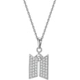 thumbnail image 1 of Kpop Bts collar del ejército colgante Bts Bangtan Boys joyería de circonia cúbica regalos para fanáticos del ejército para mujeres niñas niños estilo-01 -, 1 of 5