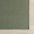 thumbnail image 4 of Rugs USA Elowen Double Striped Wool Area Rug, 8' 6" x 11' 6", Elowen Sage Green, 4 of 8