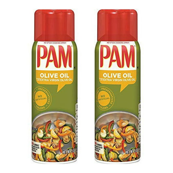 PAM Cooking Spray Olive Oil , 5 Oz (Pack of 2)