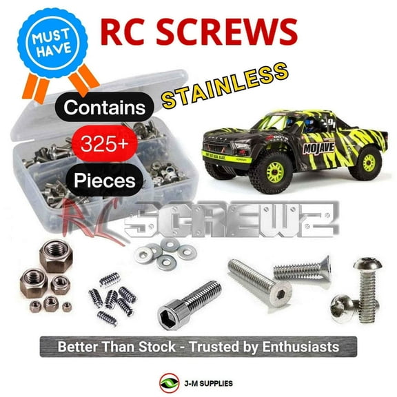RCScrewZ Stainless Screw Kit ara023 for Arrma Mojave 6s BLX 1/7th (#ARA106058) RC Desert Truck | SET