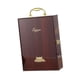 thumbnail image 5 of Caja de regalo roja, caja de embalaje de madera, elegante, portátil, regalos de cumpleaños, botella doble Tipo A, 5 of 9