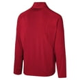 thumbnail image 3 of Men's Scarlet San Francisco 49ers Grind Iron Quarter-Zip Top, 3 of 3