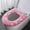 Pink, variant on Toilet Seat Covers Cushion Bathroom Warm Skin-Friendly Four Seasons Available Seat Bowl Soft Zipper Washable Toilet Seat Cover