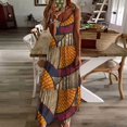 thumbnail image 4 of Robe Sans Manches Imprimé Cire Africaine Chaude et Chaude Robe de Soirée Ample Robe de Soirée Femme Élégante Luxe, 4 of 5