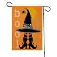 thumbnail image 1 of Jardín De Halloween Bandera De Vacaciones De Lino De Doble Cara Decoración De Patio Para Vallas Paredes De Ventanas seitruly HA041436-05, 1 of 6