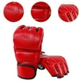 thumbnail image 6 of amleso Boxing Gloves Hands Protection Sport Mittens for Fitness Sparring Karate Fightin Red, 6 of 9
