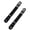 Black, variant on Set Of 2 Flexible Waist Belts With Hiddens Adjustment Technology For Tightening Trousers Without Damage