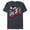 Navy Heather, variant on Mickey Mouse Family Star Dad of the Birthday Kid - Short Sleeve Blended T-Shirt for Adults - Customized-Black