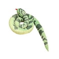 thumbnail image 4 of Cartoon Realistic Animal Shaped Long Snake Pillow Large Funny Stuffed Animal for 1.9m Green, 4 of 9