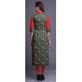 thumbnail image 4 of Bimba Kurti Droit en Rayonne pour Femmes Robe Longue Indienne Imprimée, 4 of 6