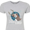 thumbnail image 3 of Frozen - Winter - Up To Snow Good - Juniors Fitted Graphic T-Shirt, 3 of 5