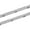 Steel colro, variant on Curby Chain Hammered Vine Figaro Chain Bulk Components For Diy Necklace Bracelet-Steel colro