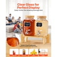 thumbnail image 4 of VEVOR Distributeur de Boissons 1 Gal Distributeur de Boissons pour Fêtes en Verre avec Support 2 Pcs, 4 of 9