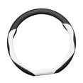 thumbnail image 1 of Steering Wheel Cover Easy Installation Odorless ,Wear Resistant Durable Auto Accessory Black White, 1 of 10