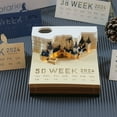 thumbnail image 4 of Almohadilla del calendario de escritorio 2024, nopa de arte de altura exquisito creative beautiful with light for Christmas Gift, 4 of 7