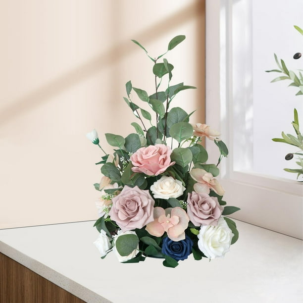 Flores Artificiales Soledad Arreglos Florales de Seda Centro de