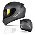 thumbnail image 1 of Casco Para Moto Integral Negro Certificado Dot regalo Mica, 1 of 8