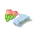 thumbnail image 3 of 12Pcs 6 Styles Opaque Resin Decoden Cabochons Flower Jewelry Findings 26-27s, 3 of 5