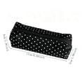 thumbnail image 3 of Office Stationery Supplies, Preppy Style Polka Pencil Case, Cute Dots Pencil Pouch Organizer Bag for Desk, Study Room, Work Office, 3 of 5