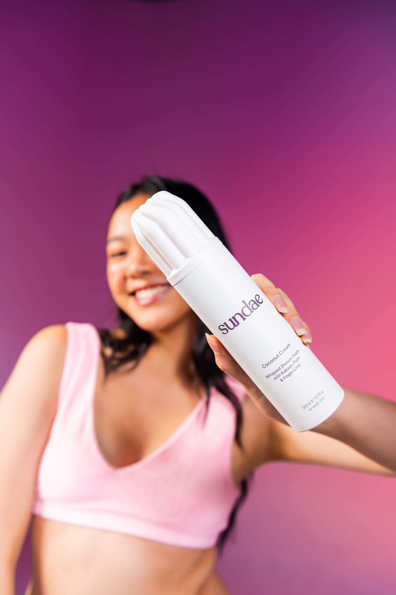 Sundae Whipped Shower Foam Coconut Cream for All Adult Skin Types