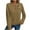 Coffee, variant on Long Sleeve Shirts for Women, Women's Casual Textured Quilted Sweatshirts 2026 Split V Neck Long Sleeve Solid Loose Pullover Tops