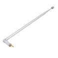 thumbnail image 3 of Unique Bargains Radio TV Stainless Steel 6 Sections Telescopic Antenna Whip 67cm Extend Length, 3 of 3