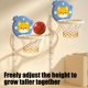thumbnail image 4 of Juego de aro de baloncesto plegable para interior | Juego de baloncesto infantil de altura ajustable | Equipo portátil de juego y entrenamiento en casa con pelota silenciosa, 4 of 6