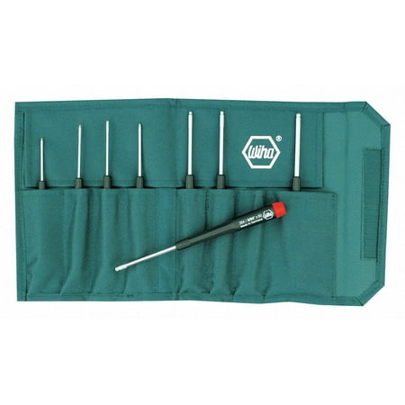 UPC: 0084705264998 | Wiha 26499 – 8 Piece Precision Ball End Hex Imperial Screwdriver Set – Inch