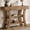 Oak Brown, variant on 41" Small Console Table for Entryway, 3-Tier Narrow Rustic Sofa Table with Storage Shelves and Curved Frame for Living Room, Entry, Hallway, Foyer (Oak Brown)