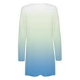 thumbnail image 5 of QUYUON Plus Size Womens Cardigan Sweaters Sale Long Sleeve Long Sleeve Open Front Cardigan Casual Cardigans Women Cardigan Jacket Style Q-8070 Winter Knit Sweater Outerwear Coat Light Blue XXL, 5 of 5