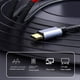 thumbnail image 3 of 3X Adaptador de Cable de Audio USB C una Tipo C una Cable USB de Audio y Video Dual Compatible con TeléFono, Tableta, 1M, 3 of 5